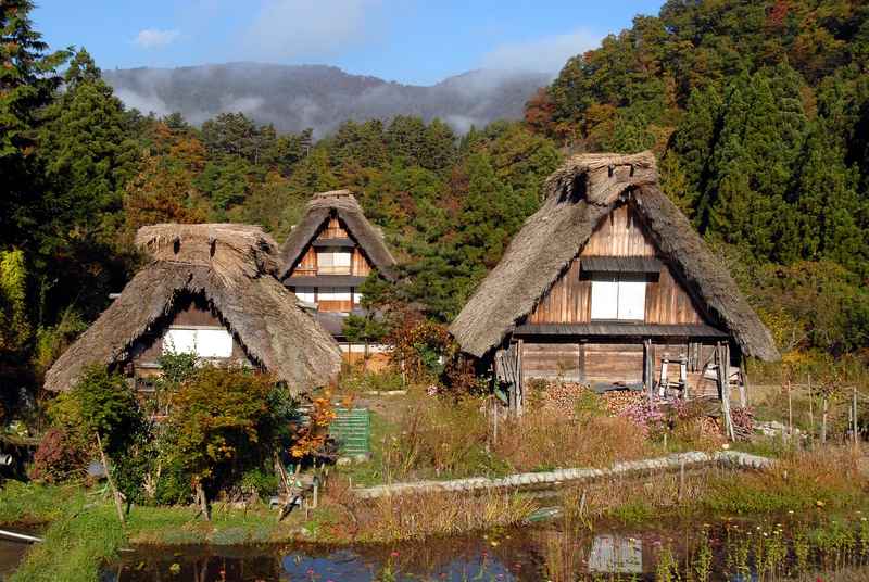 Casas tradicionales Gassho-zukuri en Shirakawa-go